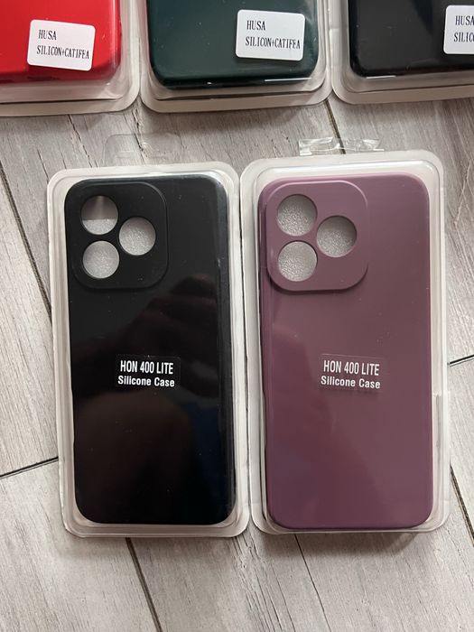 Huse silicon Catifea Honor 400/ 400Lite/ 400 Pro