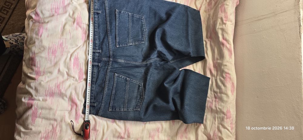 Blugi denim culoare neagra