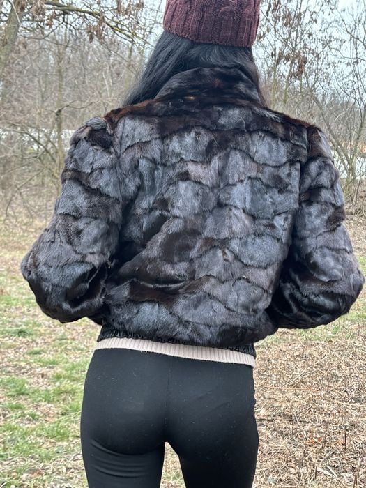 Къс бомбер от норка