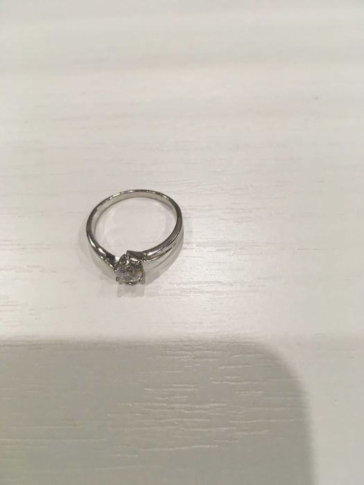 Пръстен сребро тип годежен