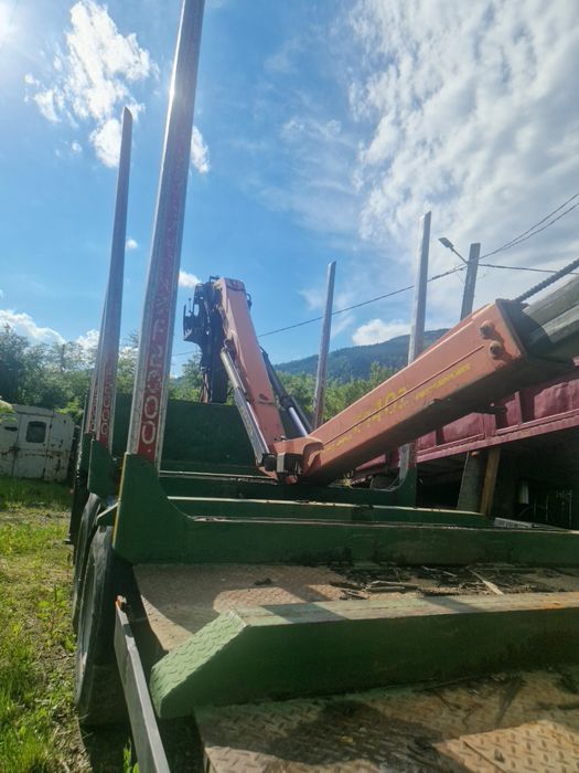 Camion Forestier MAN 460 cu Macara