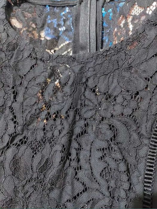 Rochie casual/ sarafan cu dantelă cloș XS