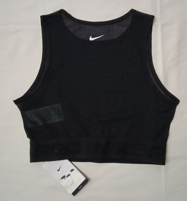 Nike PRO DRI-FIT Cropped Tank Top оригинален потник S Найк спорт фитнес тренировки