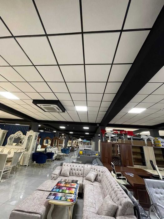 Подвесные потолки Armstrong, Griliato, реечные | Монтаж | 12 лет опыта