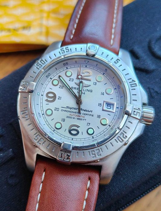 BREITLING Superocean Steelfish auto, COSC, 44mm (A17390) - Пълен комплект, бартер