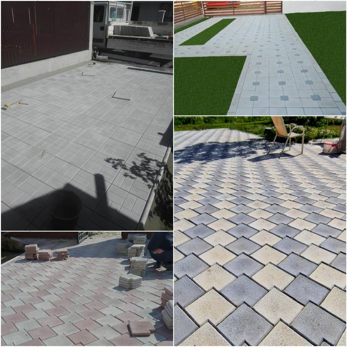 Pavele si pavele din beton prefabricat pentru gradina montaj si transp