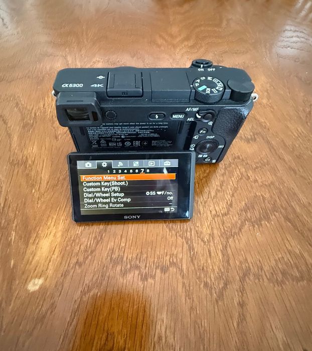 Sony a6300 aparat fot 4 k impecabil