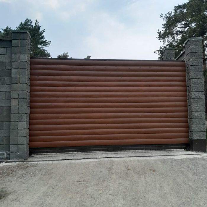 Ворота Забор Откатные ворота