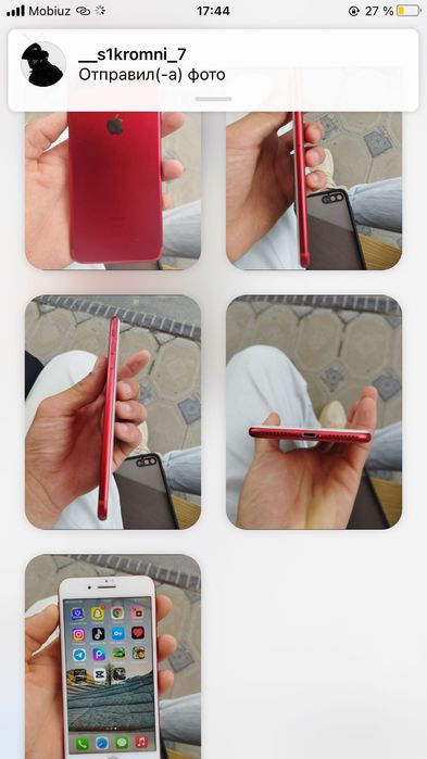 7+ idiyal 128gb 70yomks ochlmagan xama joyi Radnon