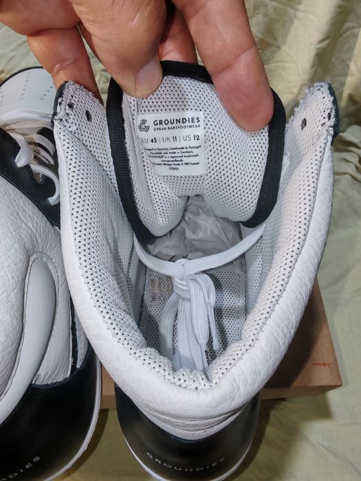 Високи мъжки кецове от естествена кожа GROUNDIES №45