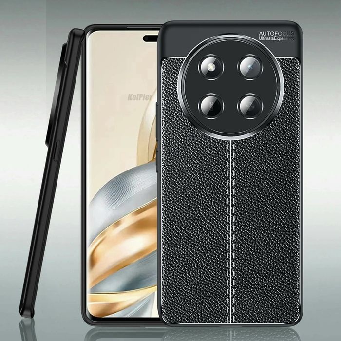 Honor Magic 7 Lite / 7 Pro / Лукс кейс гръб кожена шарка