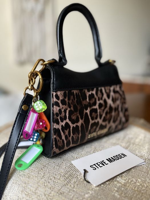 Чанта Steve Madden с леопардов принт