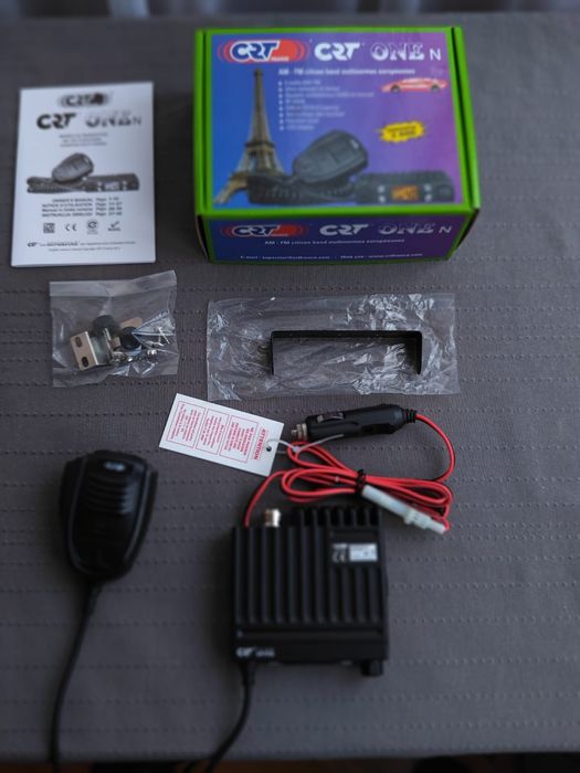 Pachet statie slim 4-15w made in franta noi + antena cu asq