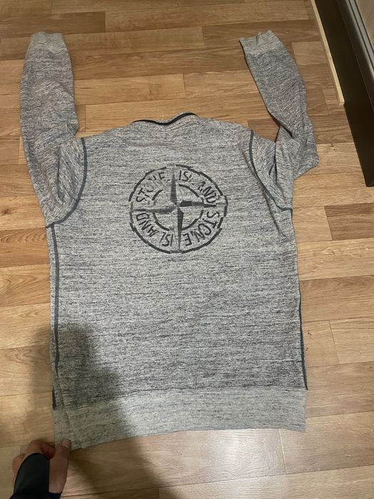 Stone Island Logo оригинала блузка с дълъг ръкав