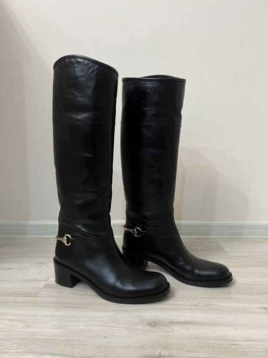 Кожаные итальянские сапоги