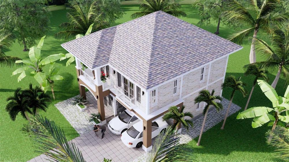 НА ИЗПЛАЩАНЕ - Двуетажна сглобяема къща с 5 спални, 198 кв. м