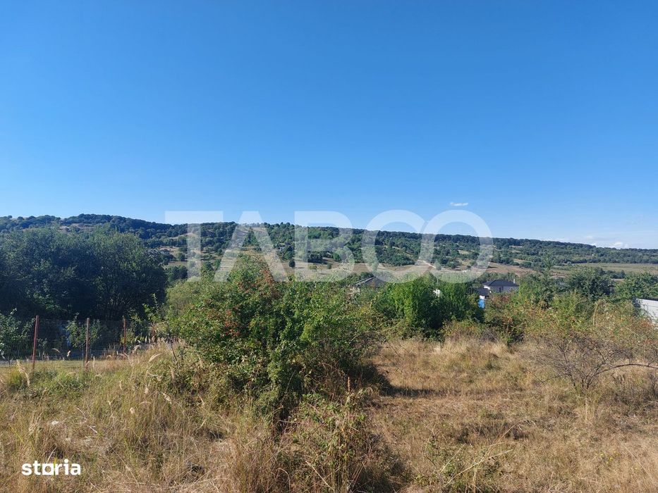 Teren intravilan 600 mp front stradal 16 m zona Muncel Cisnadie