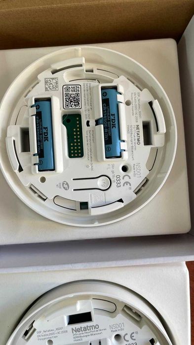 Detector fum inteligent Netatmo, baterie cu durată de viață de 10 ani, alarmă de incendiu fără unitate de control pentru automatizarea casei