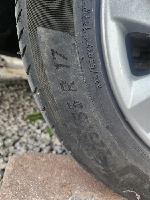 Джанти с гуми за Jaguar Xf 225/55/17 5×108