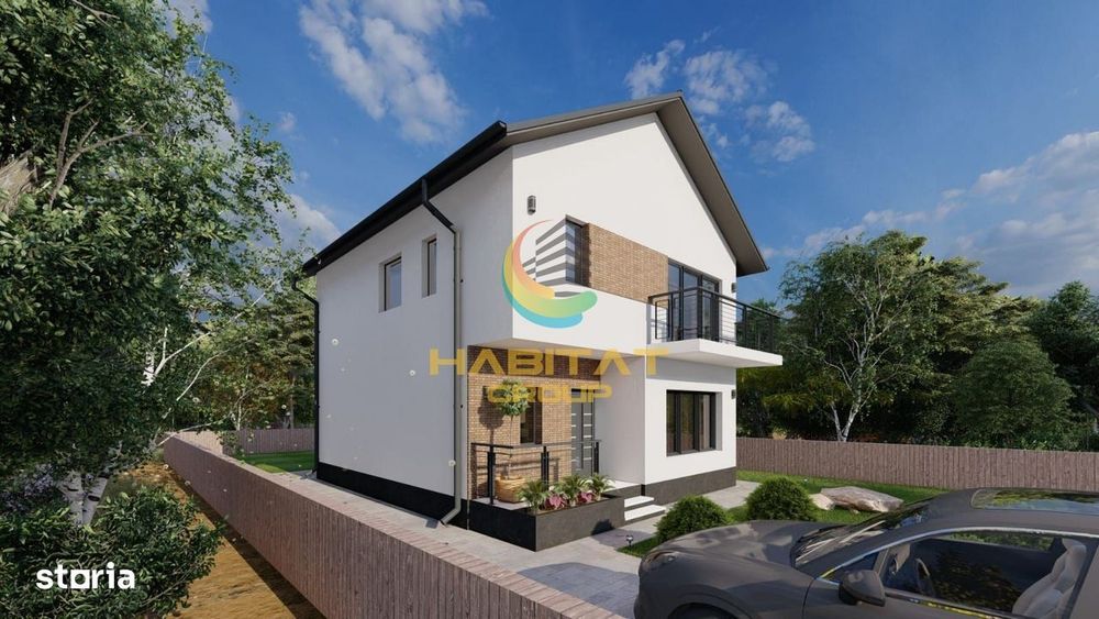 Vila individuala 4 camere- 425mp curte