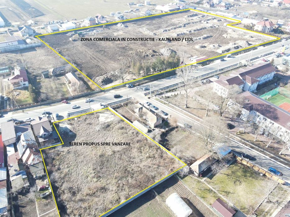 Teren de vanzare Nanov - Alexandria - zona comerciala