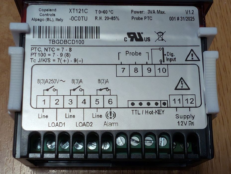 Termostat instalatii frigorifice (Dixell)
