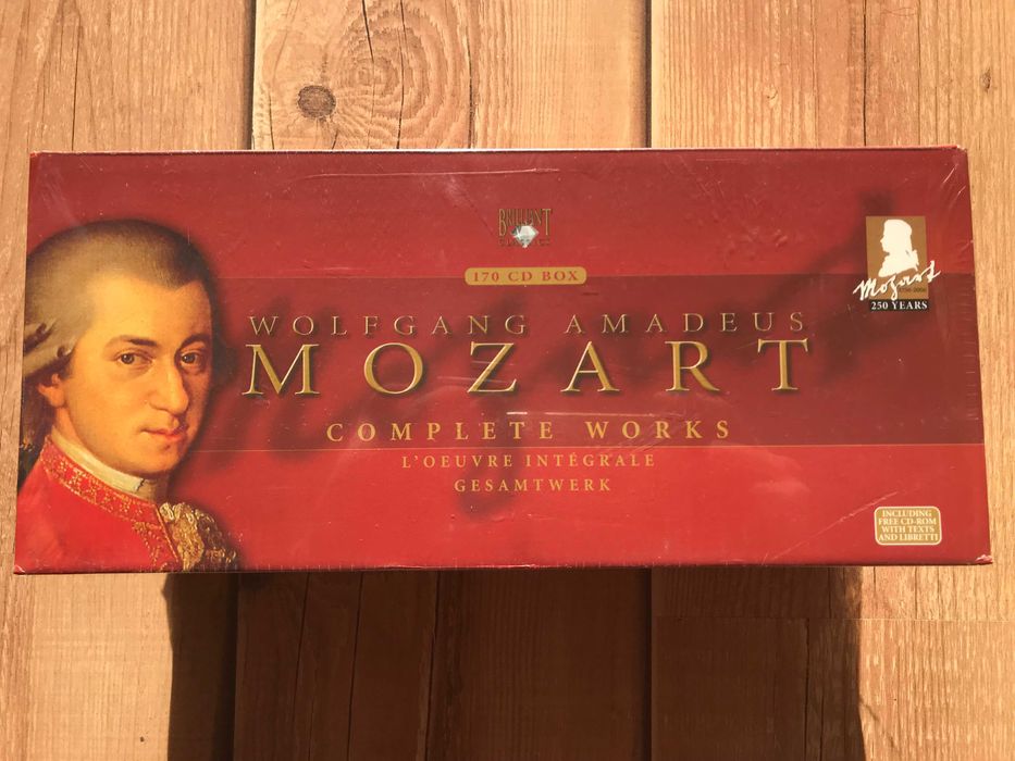 музикални дискове на Бах и Моцарт/ цялостно творчество /