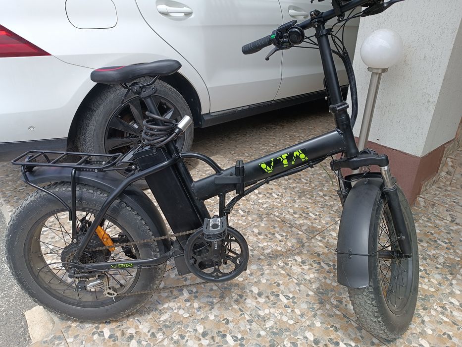 Vând Bicicleta Electrica Voltarom VTA,VB2,Fat Bike pliabila baterie litium ion 48v,10A,Încărcător ventilat