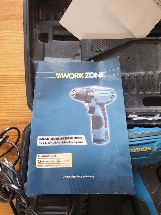 Продам шуруповерт Workzone (Германия)