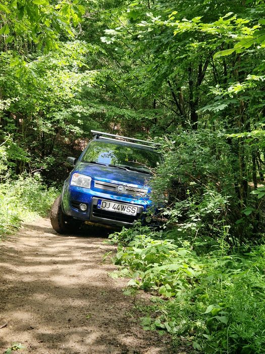 Fiat Panda 4x4 climbing