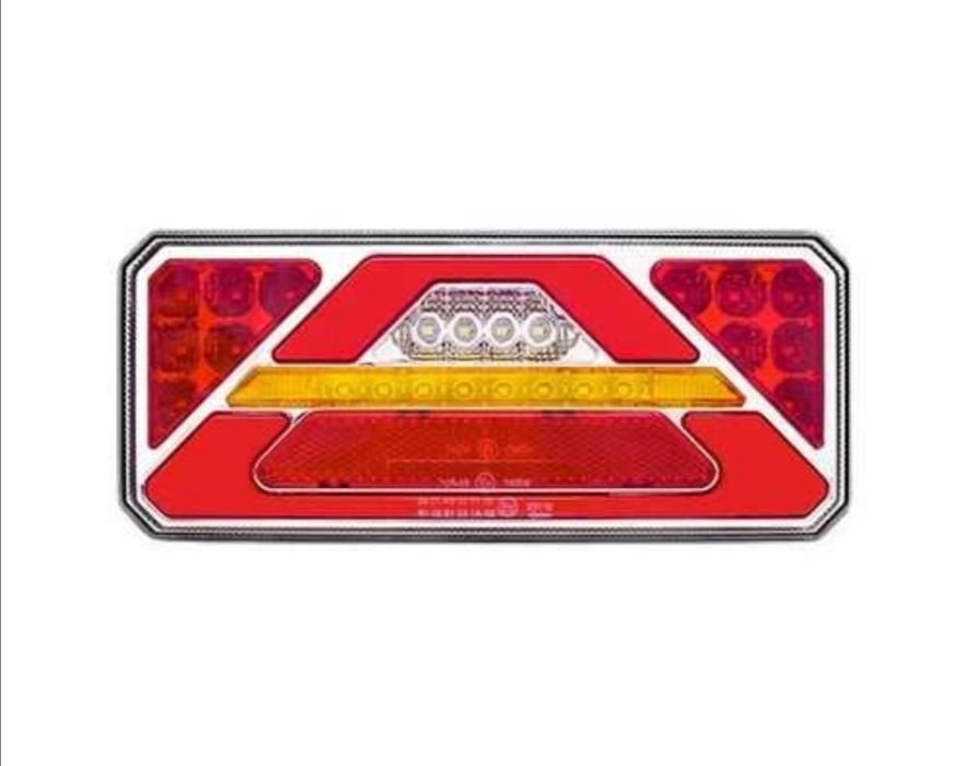 Стоп Диоден Лед неонова светлина с динамичен мигач 5 светлини 12-24V