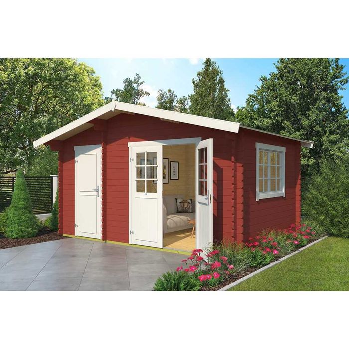 Дървена къща за отдих тип бунгало Keila 34 4.25х2.80 м, 34 мм