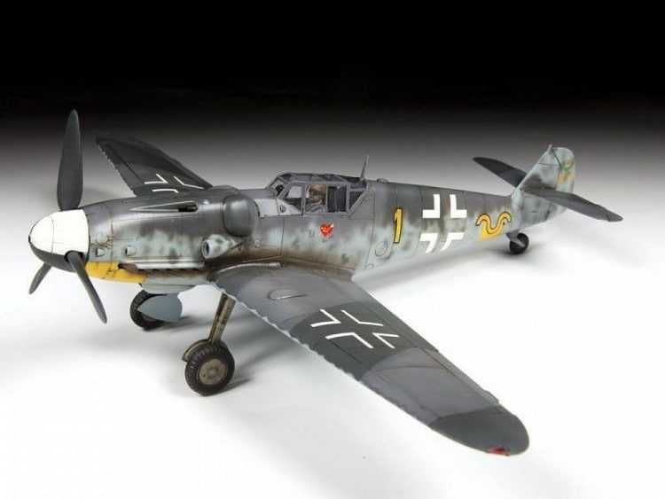 Сборная модель самолета Мессершмитт Bf 109 G-2 (Hobby Boss, 1/48)