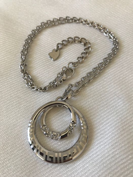 Комплект колие и обеци Invoke сребро
