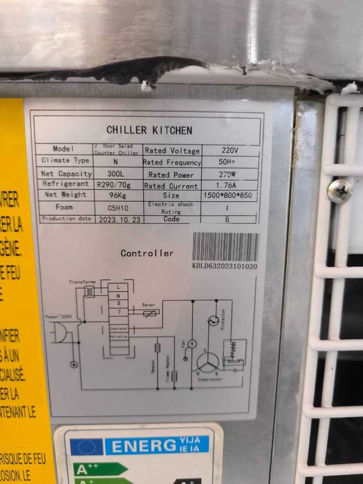 professional sovutkichli stol профессиональный холодильный стол б/у