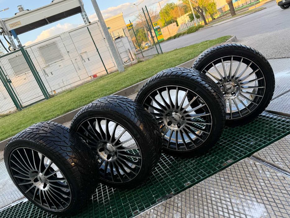 Продавам 4 зимни гуми с джанти – 235/40 R18