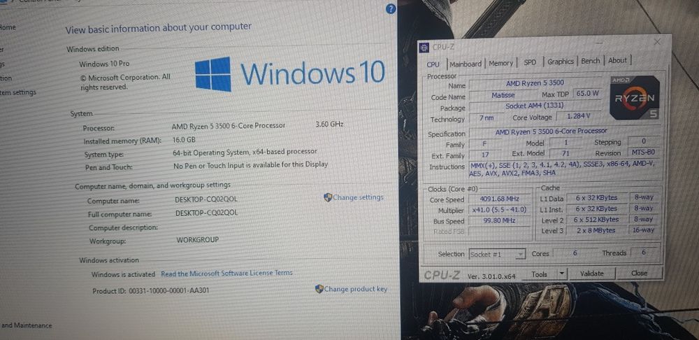 Procesor AMD Ryzen 5 3500 3.6GHz Box
