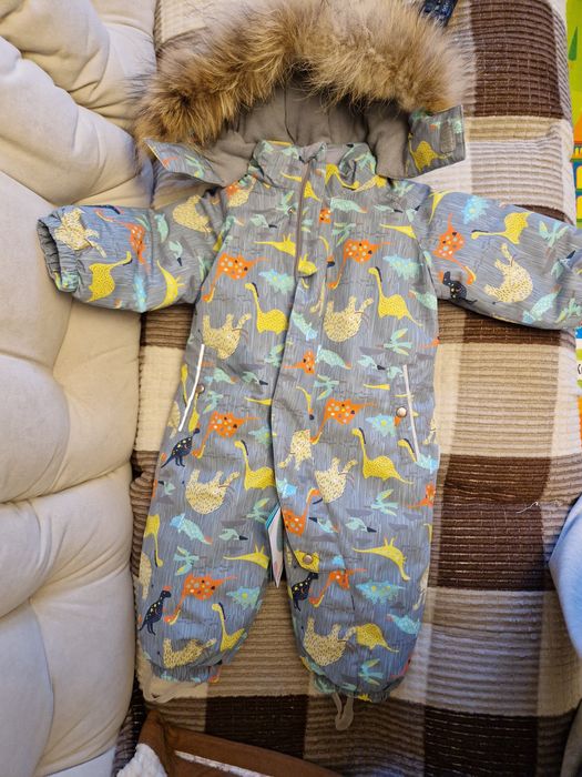 Зимний детский комбинезон