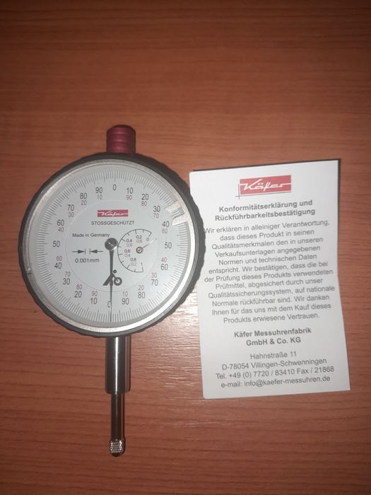 Ceas Comparator / Indicator de precizie Kafer