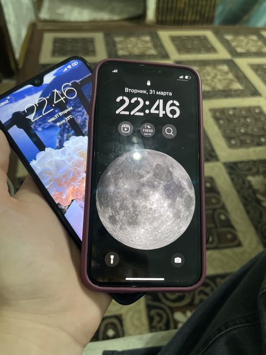 Телефон Xiomi note 8 и айфон Х