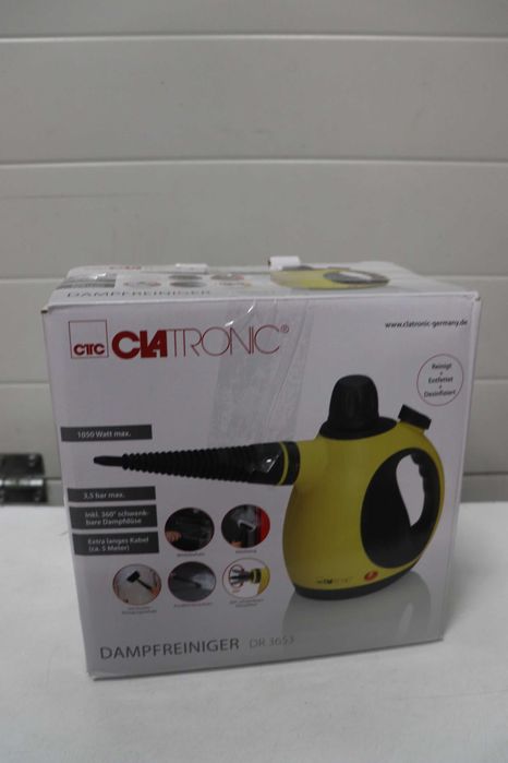 Парочистачка Clatronic DR 3653, 250мл, 3.5 бара, 1050W, Черен / Жълт