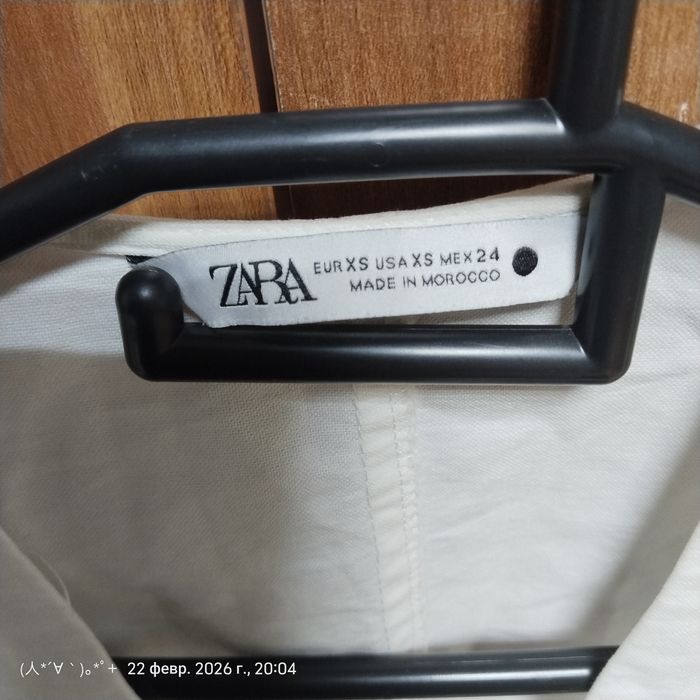 Белая рубашка по фигуре. Zara