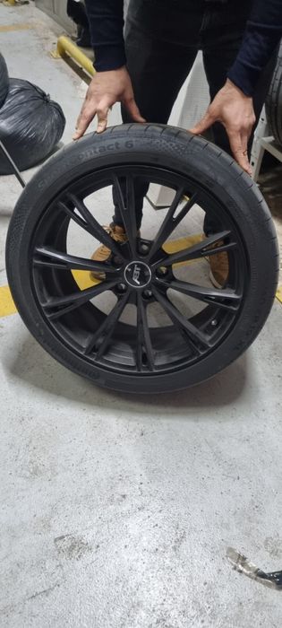 Диски ABT с летней резиной Continental