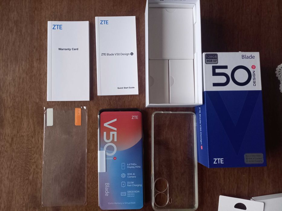 Нов 5G мобилен телефон ZTE  V 50 Blade