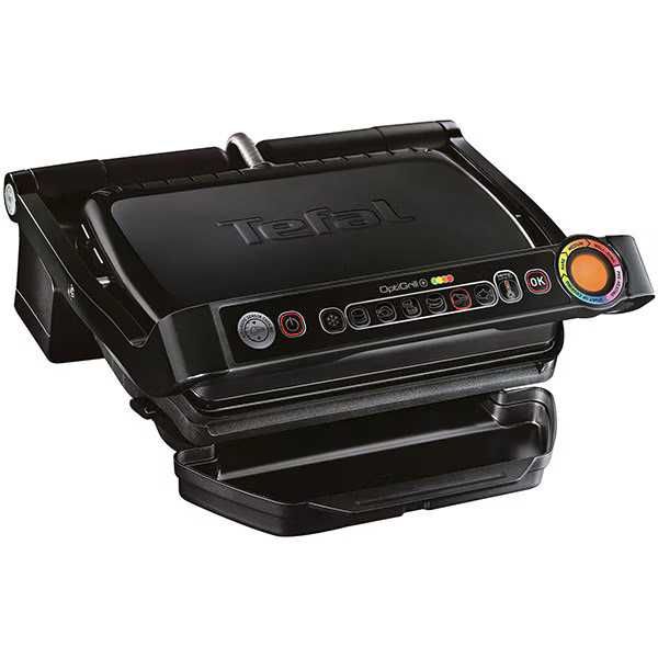 Gratar electric TEFAL OptiGrill+ Snacking&Baking GC714834, 2000W, 6 programe automate, negru
