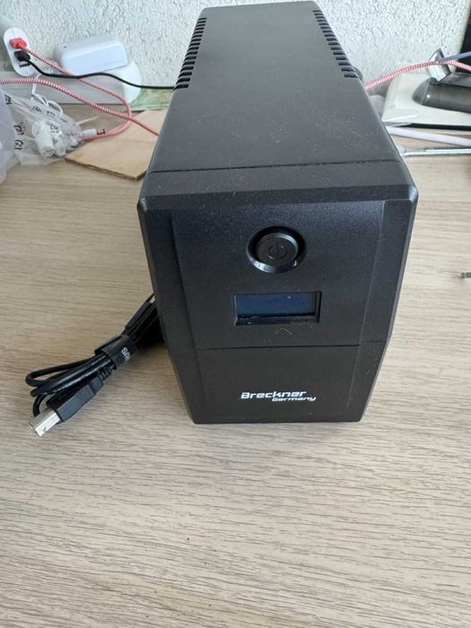 UPS Breckner Germany 800VA / 480W – baterie 9Ah – 2 prize Schuko – LCD