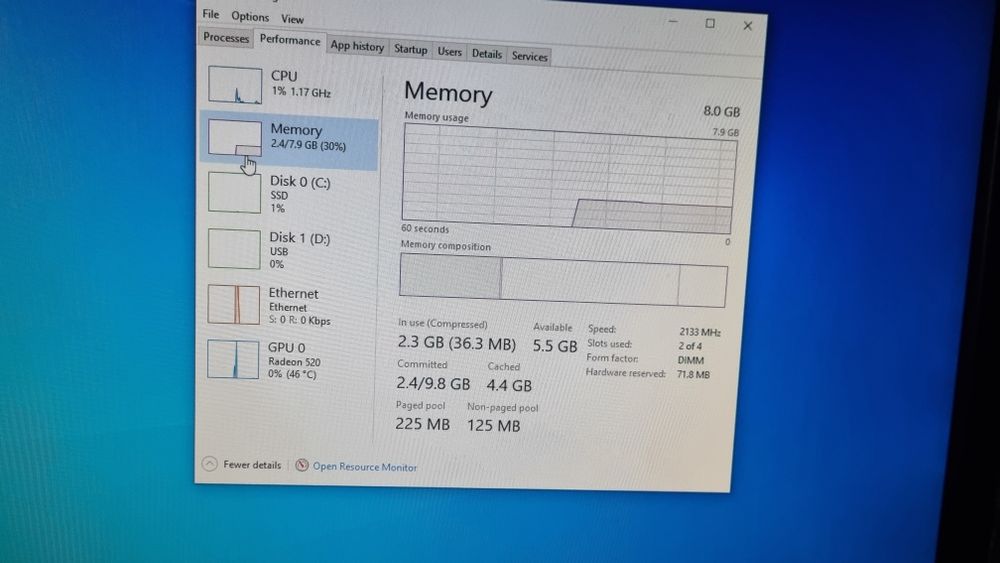 Unitate PC Office, Intel i5 6500/8GB RAM/Radeon 520 2GB/120GB SSD/RW