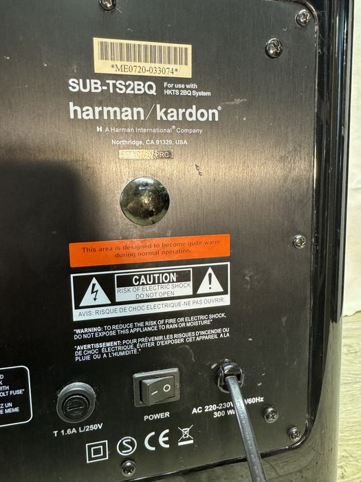 Harman Kardon SUB-TS2bq 10” Шумен 2-ри корпус •