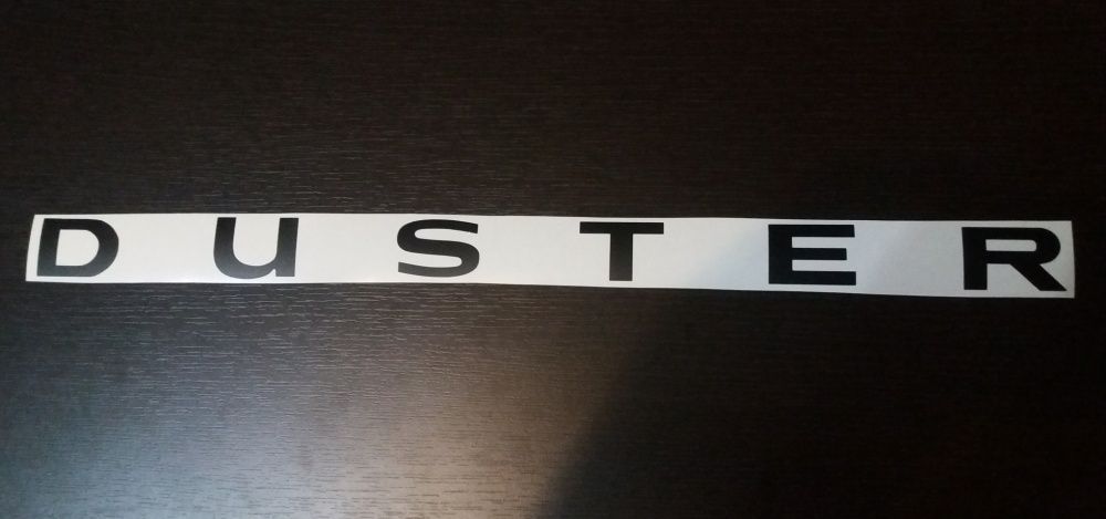 Sticker logo Dacia Duster_ capota/ barile longitudinale, 4WD
