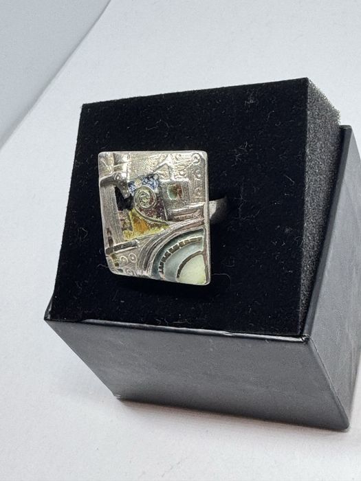 сребърен дамски пръстен 13.18гр 925